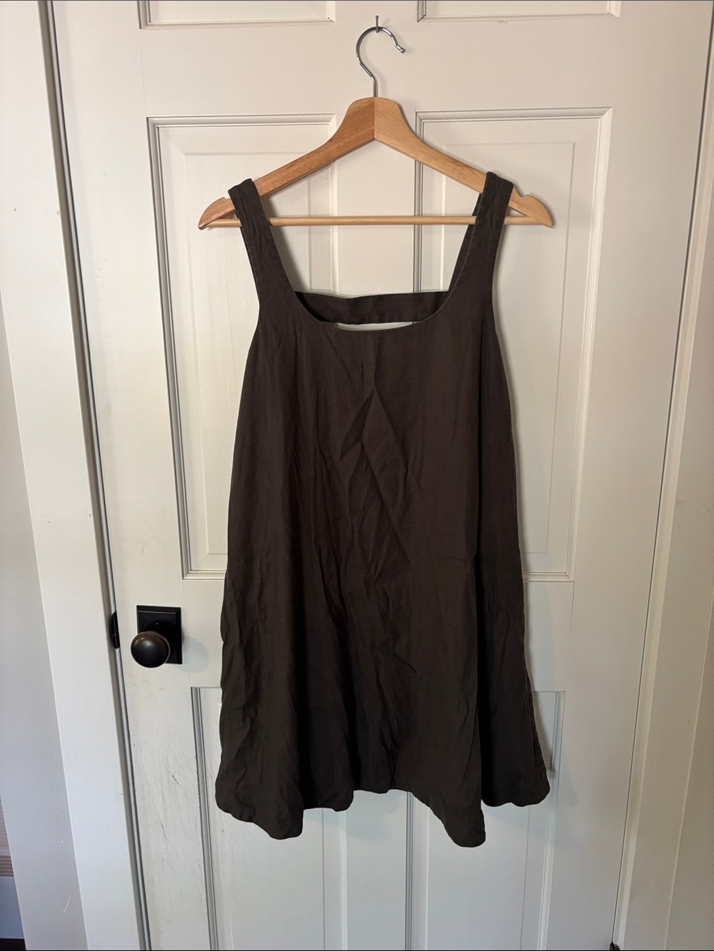 Anthropologie Scoop-Neck Swing Mini Dress